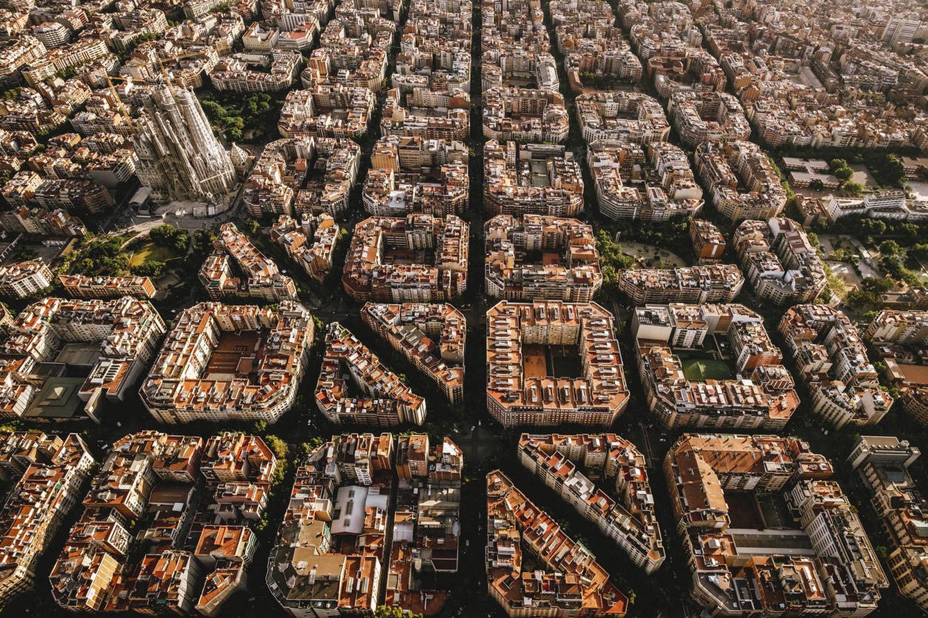 Vista aérea de Barcelona. (Foto: Istock)