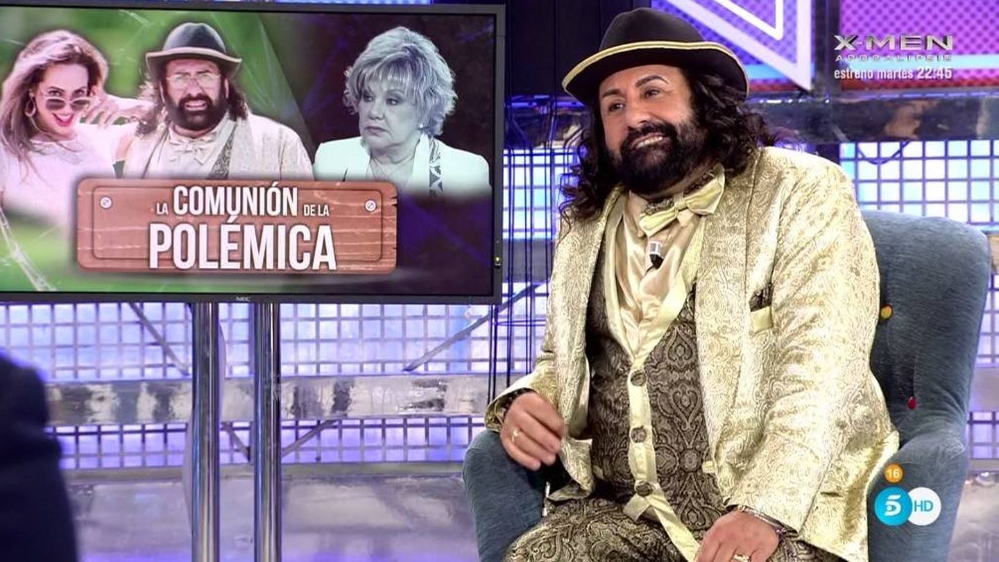 Juan Miguel habla sobre Karina en 'Sábado Deluxe'. (Mediaset).