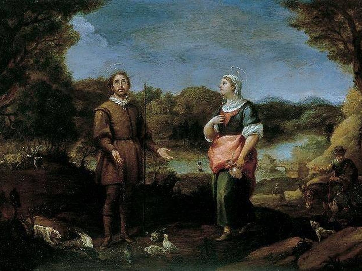 'San Isidro Labrador y Santa María de la Cabeza', obra de Alonso del Arco. 