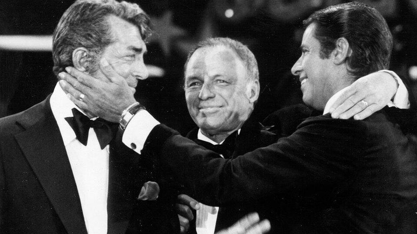 Sinatra consigue reunir a Dean y Lewis. (Getty)