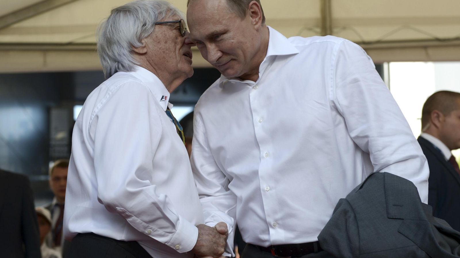 Foto: Bernie Ecclestone junto a Vladimir Putin.