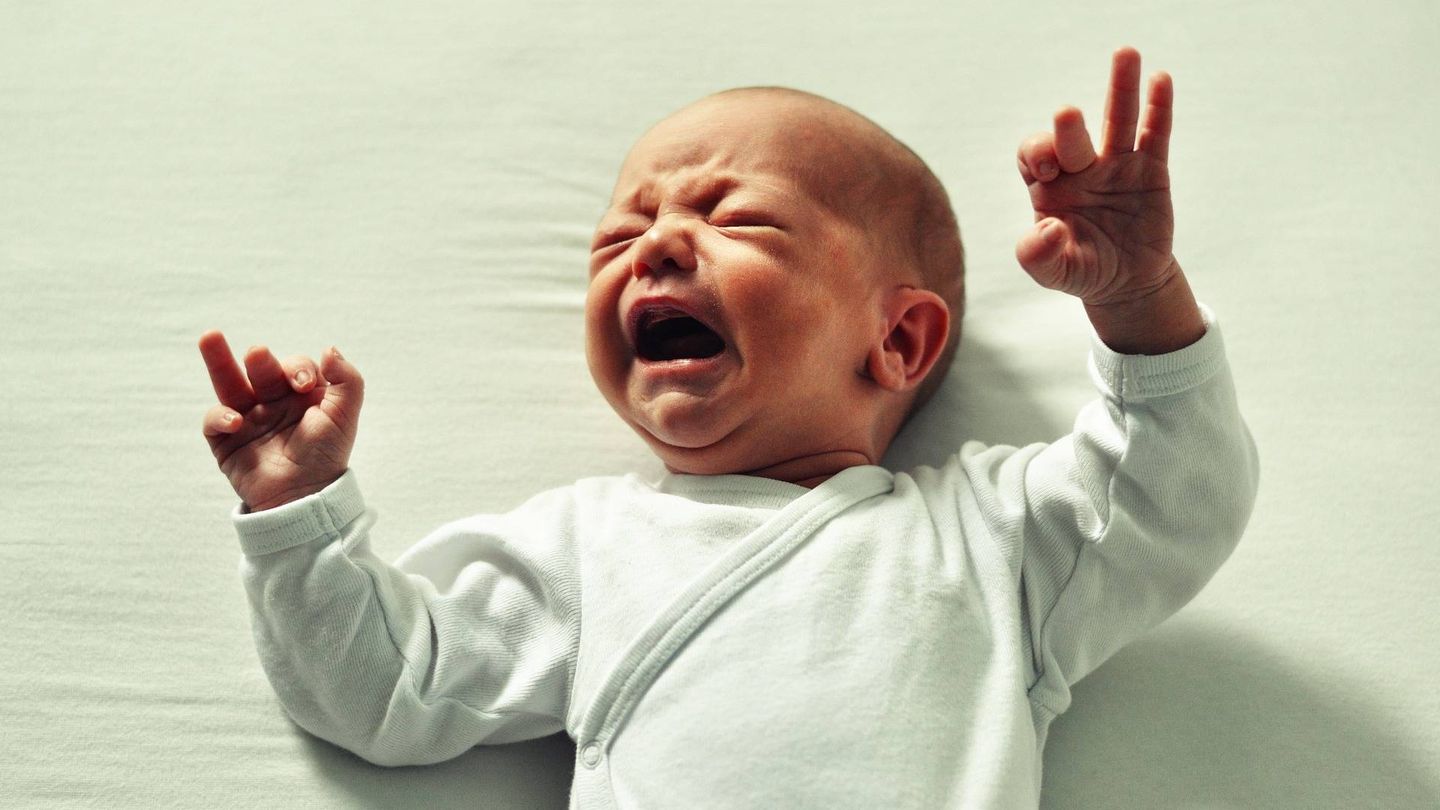 Es un mito que un bebé pueda herniarse por llorar. (Pixabay).