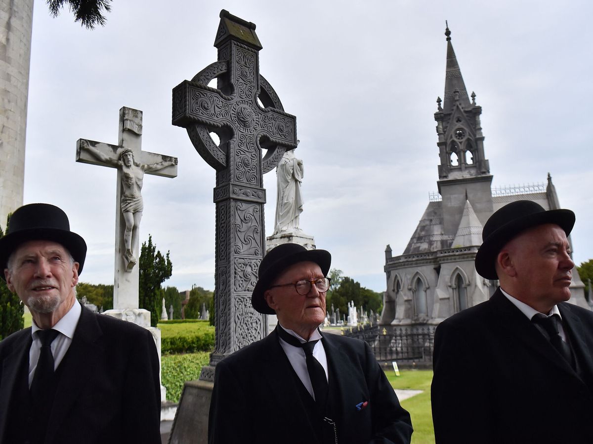Foto: Celebración del 100 aniversario del 'Ulises' de James Joyce en Dublín. (Reuters/Clodagh Kilcoyne)