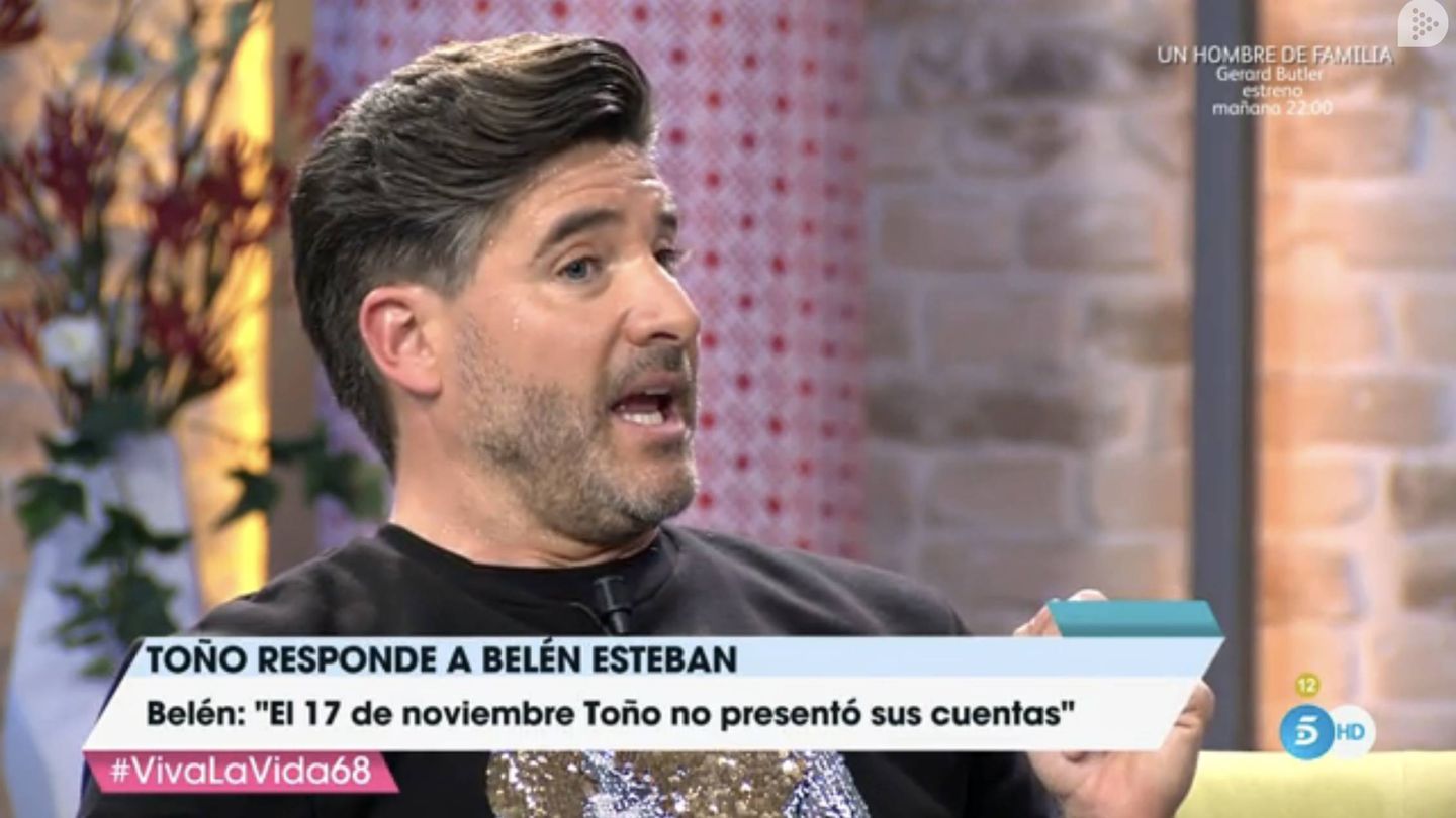 Toño Sanchís, en el programa 'Viva la vida'.