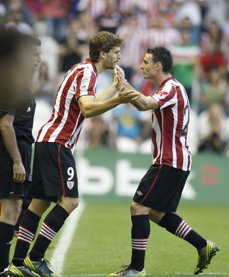 Foto: Aduriz y Llorente, en un partido del Athletic (EFE). 