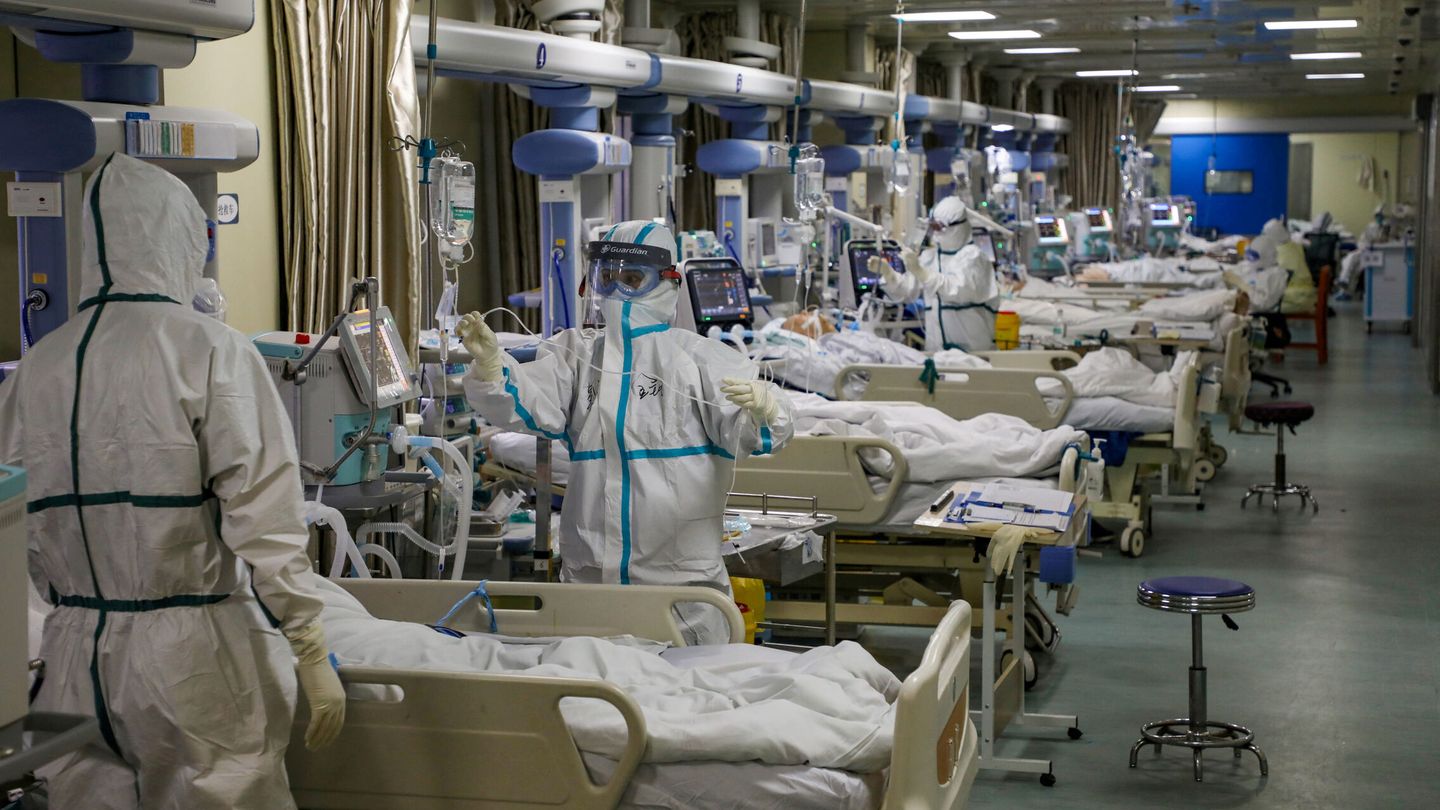 Hospital chino durante el covid-19. (Reuters)