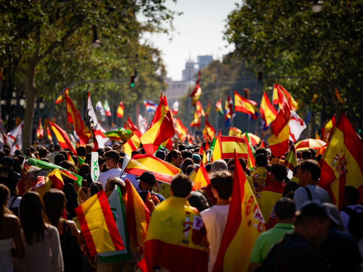 Foto: Manifestación de Espanya i Catalans