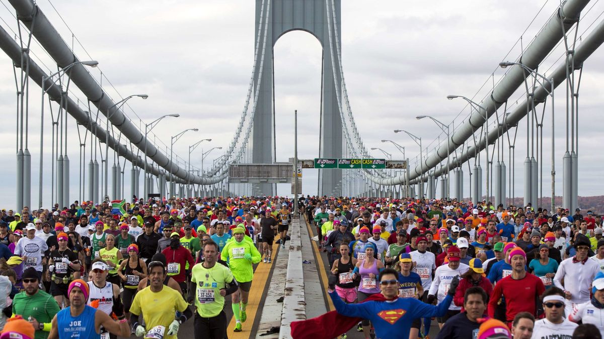 El marido de Soraya gana a su jefe de Telefónica en la maratón de Nueva York