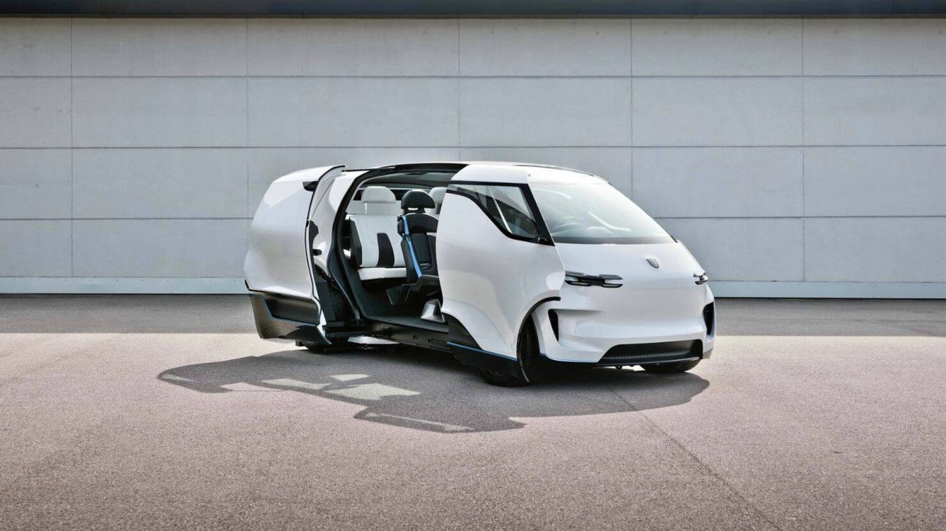 Foto: Esta es la furgoneta del futuro según los diseñadores de Porsche. (Porsche)