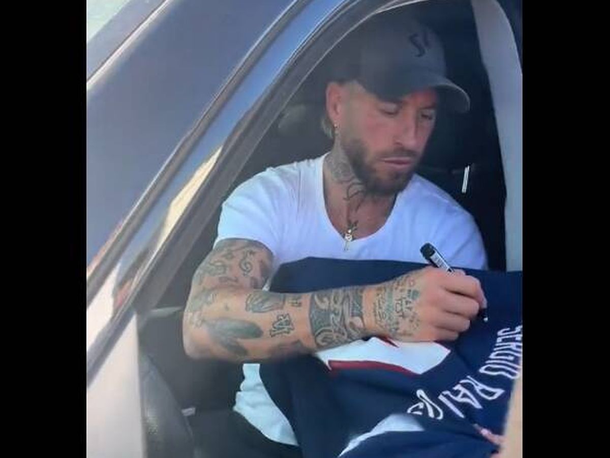 Foto: Sergio Ramos responde y explica su polémico vídeo por no firmar camisetas del Real Madrid. (Twitter)