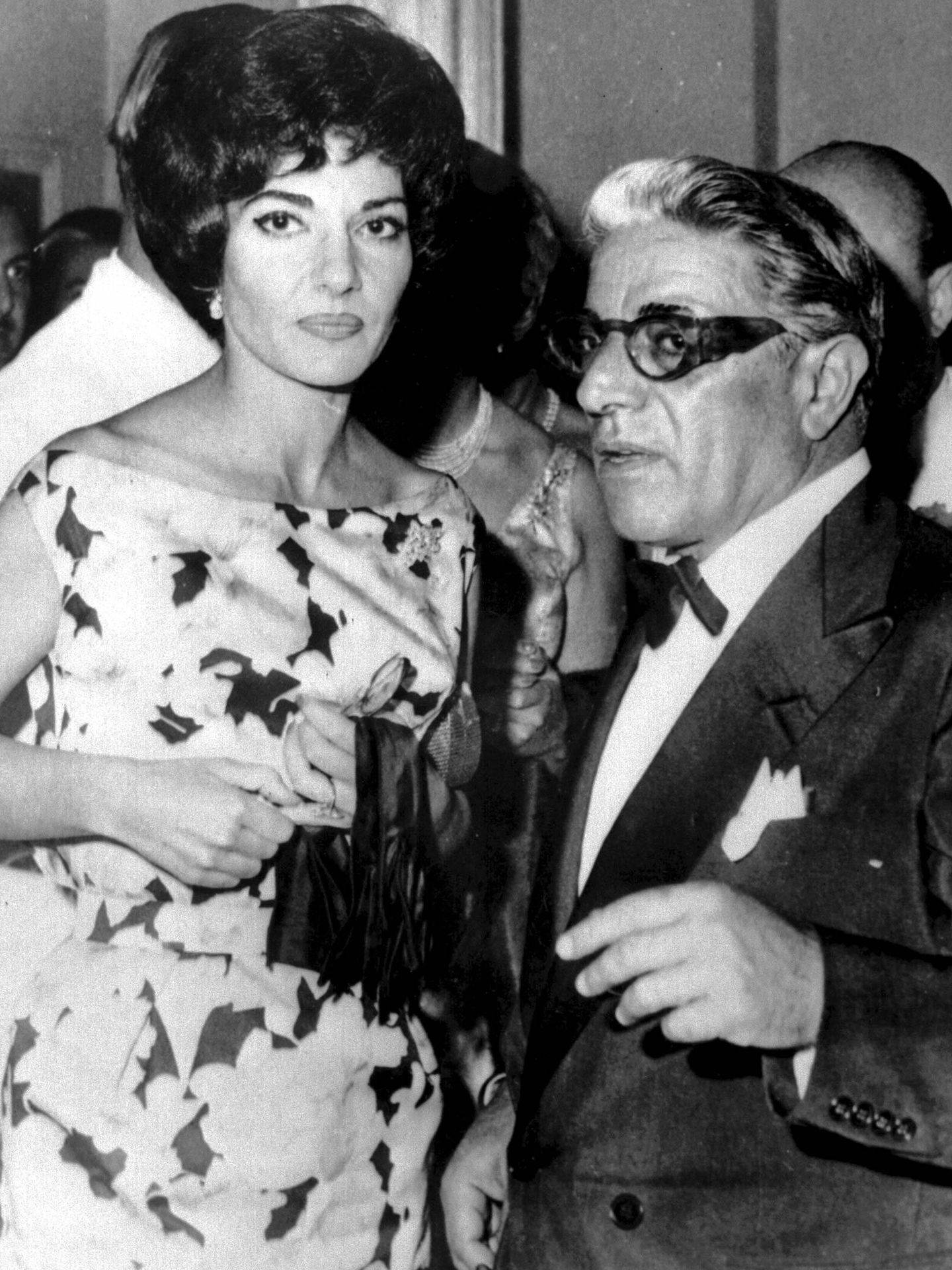 La soprano Maria Callas y el armador Aristóteles Onassis. (Foto de archivo)