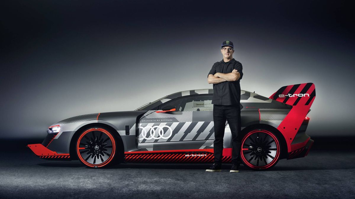 Así es el coche eléctrico creado por Audi solo para grabar un video del piloto Ken Block