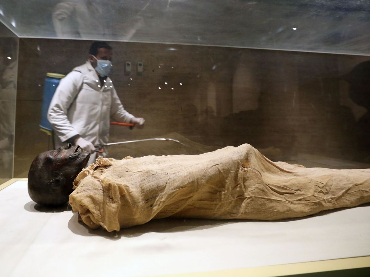 Foto: Una momia en el museo de El Cairo. (EFE)