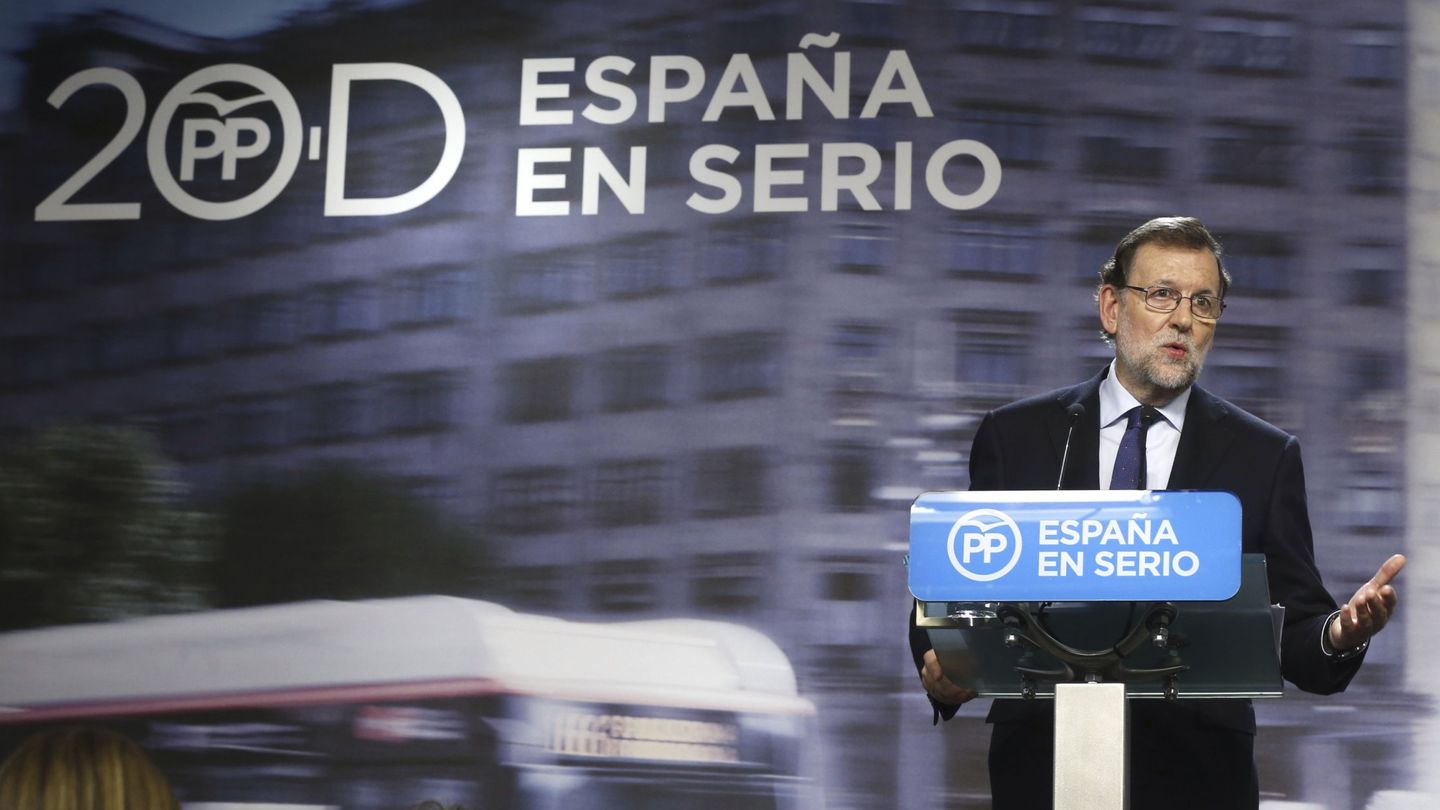 Rajoy, en campaña para las elecciones de diciembre de 2015 (EFE)
