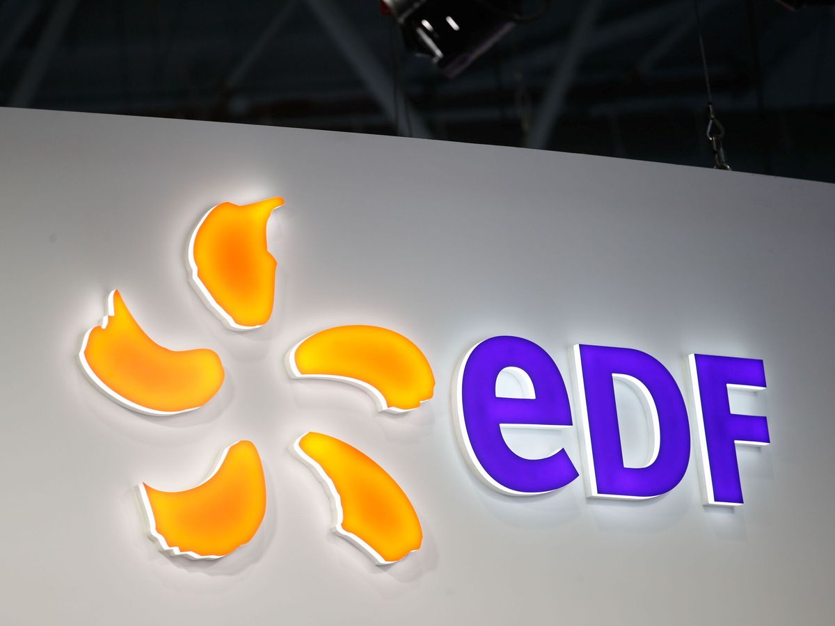 Foto: Logo de EDF. (Reuters/Benoit Tessier)