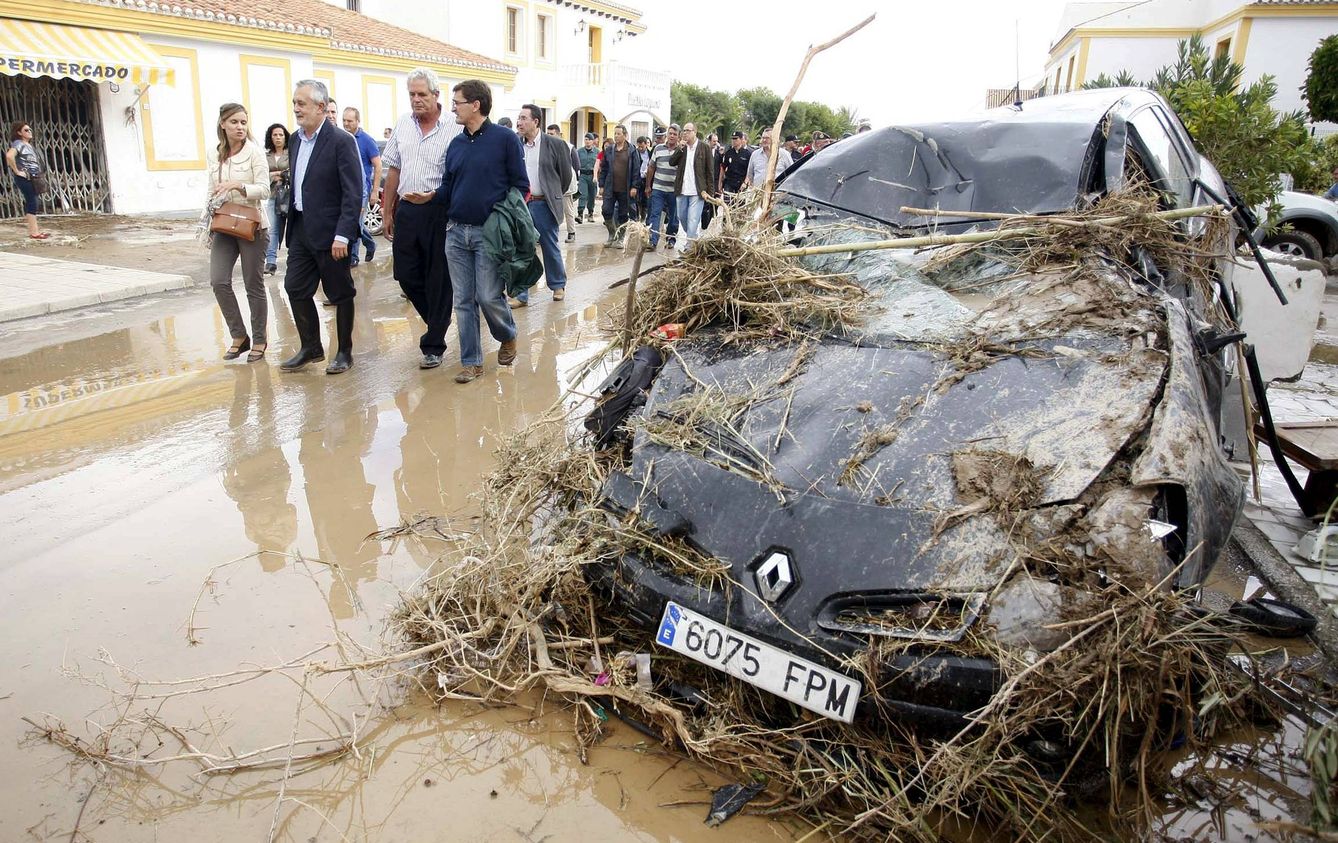 Las consecuencias de las inundaciones en Vera, Almería. (EFE)