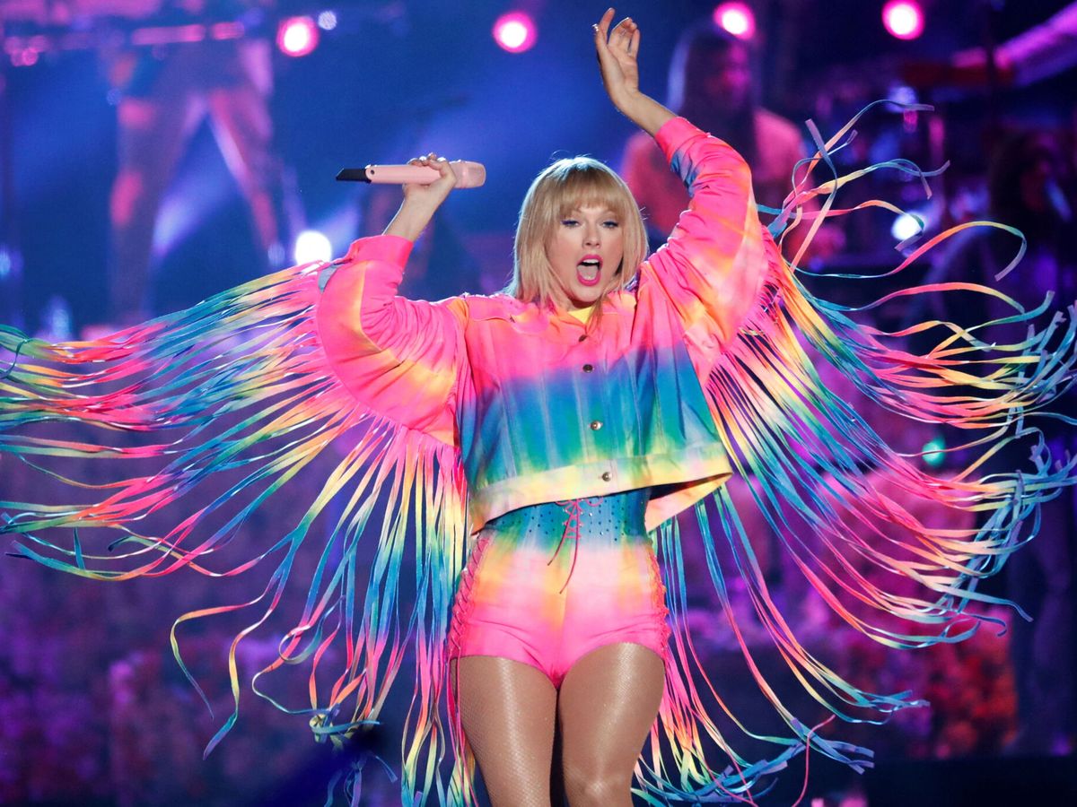 Foto: Taylor Swift, en un concierto de 2019 en California. (Reuters/Mario Anzuoni)