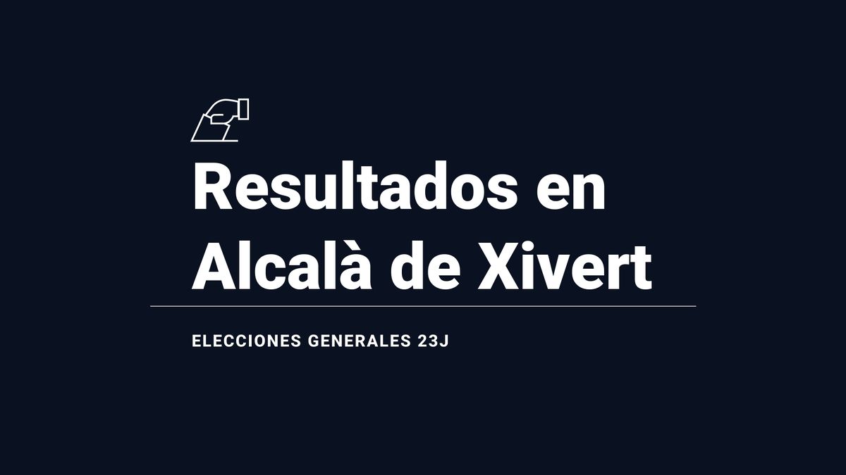 Resultados y escrutinio en Alcalà de Xivert de las elecciones generales 2023, última hora: el PP, el partido más votado