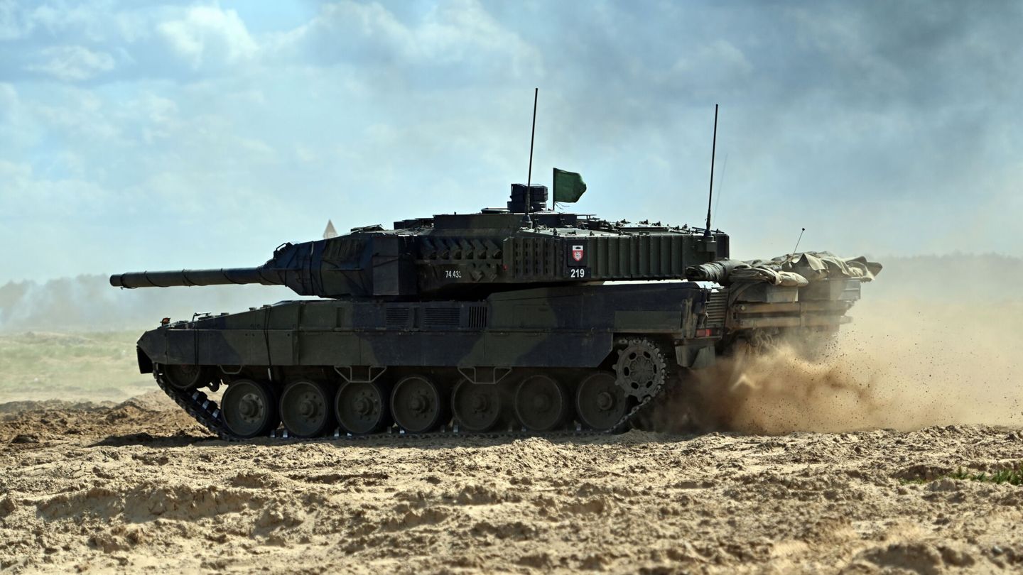 Tanque Leopard, en una imagen de archivo. (EFE/EPA/Marcin Bielecki)