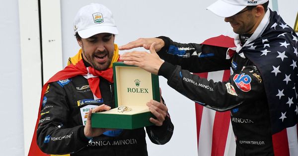Foto: Alonso jugó un papel destacado en la victoria del Wayne Taylor Racing y Cadillac en las 24 Horas de Daytona. (EFE)
