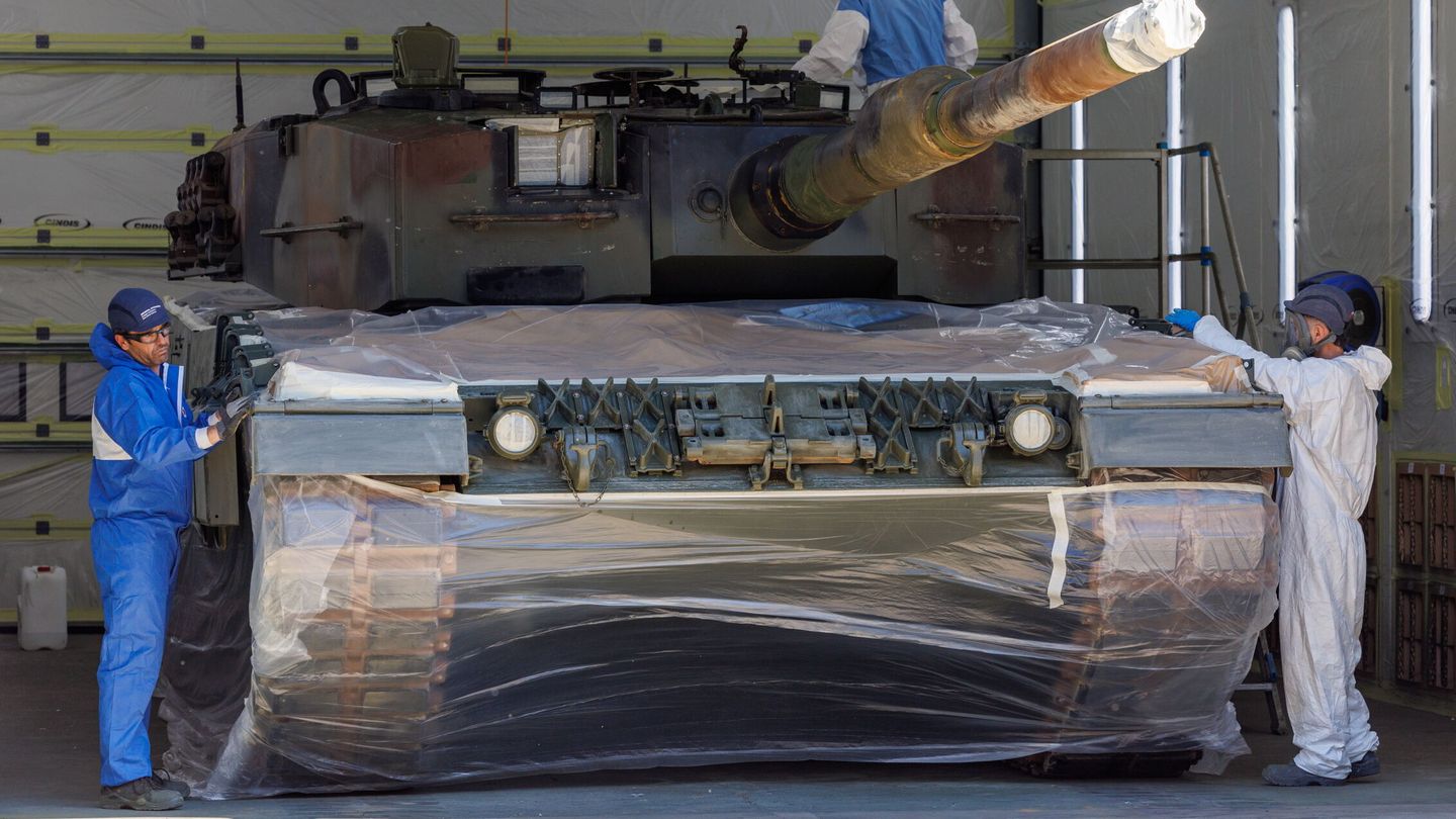 Leopard 2A4, listo para ir a Ucrania
