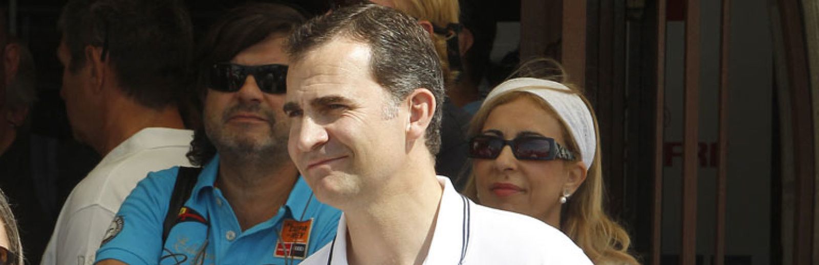 Foto: El príncipe Felipe llega a Mallorca con sus hijas pero sin Letizia