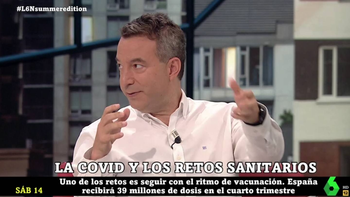 César Carballo, en 'La Sexta noche'. (Atresmedia).