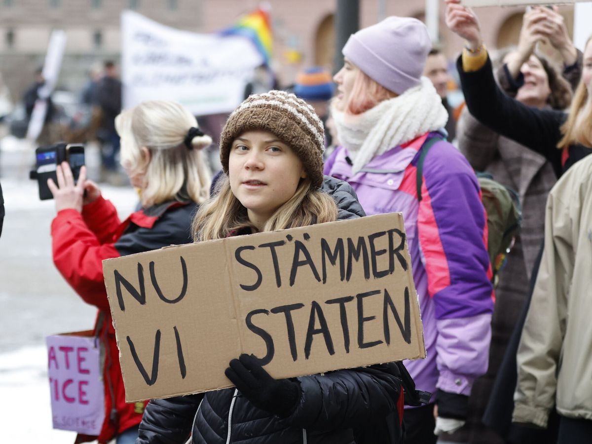 Foto: Greta Thunberg. (EFE/EPA/Christine Olsson)