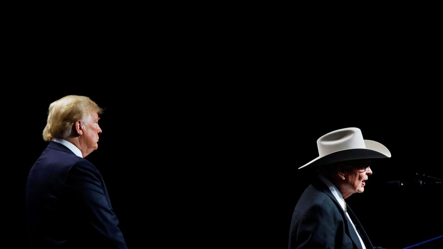 Donald Trump, en una convención de granjeros en Luisiana. (Reuters)