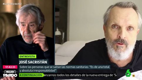 José Sacristán atiza a Miguel Bosé en el programa de Cristina Pardo