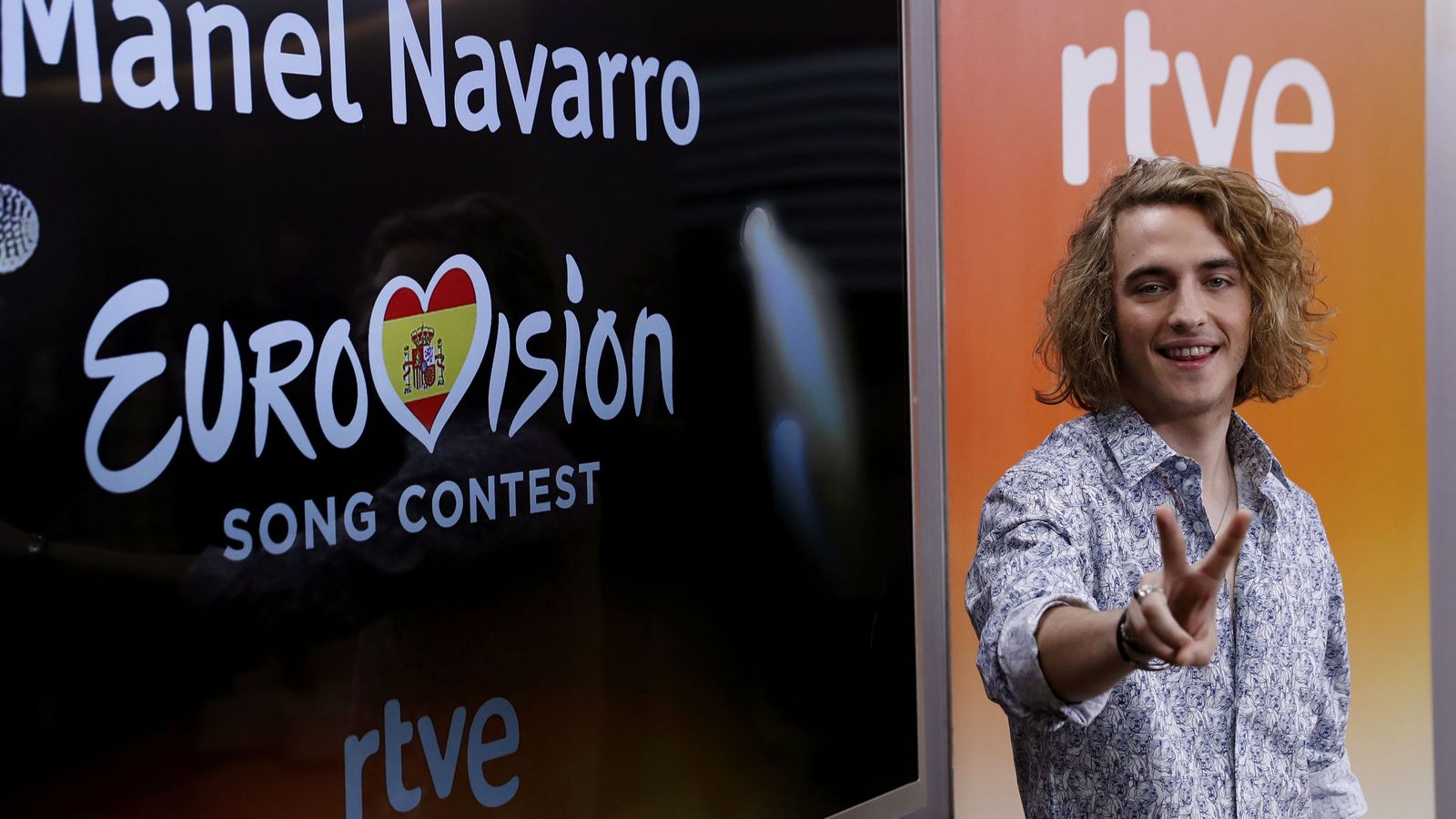 Foto: Manel Navarro, candidato de España en el festival de Eurovisión. (EFE)