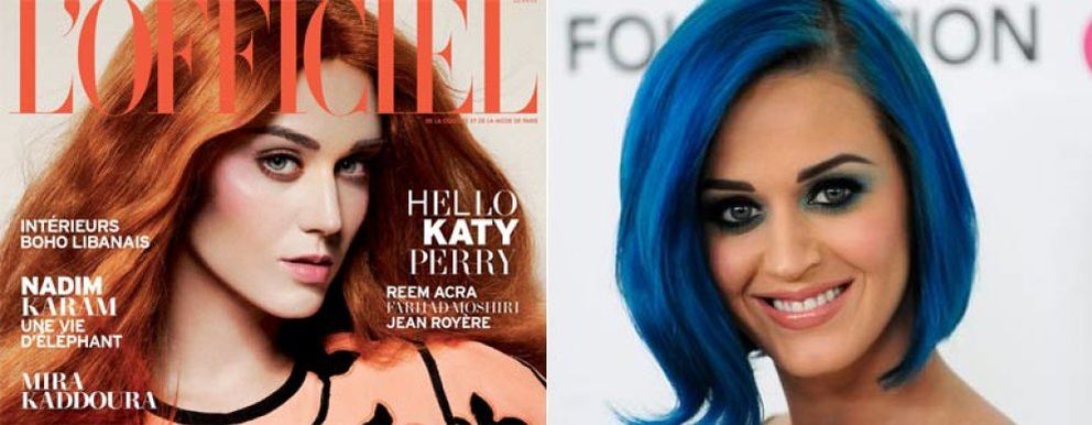 Foto: Katy Perry se pasa al pelirrojo, el color de moda