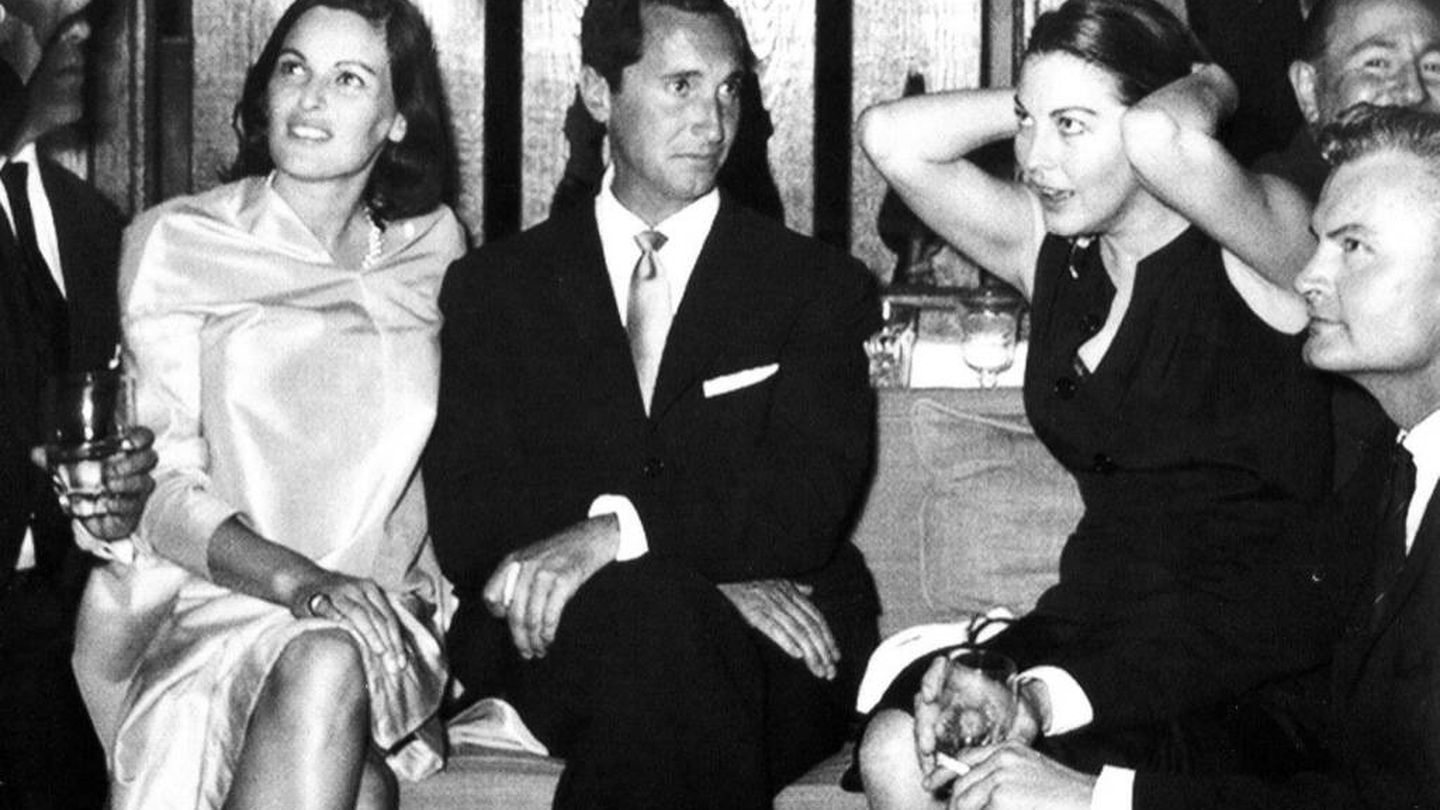 Lucía Bosé, Luis Miguel Dominguín y Ava Gardner, en una imagen de archivo.