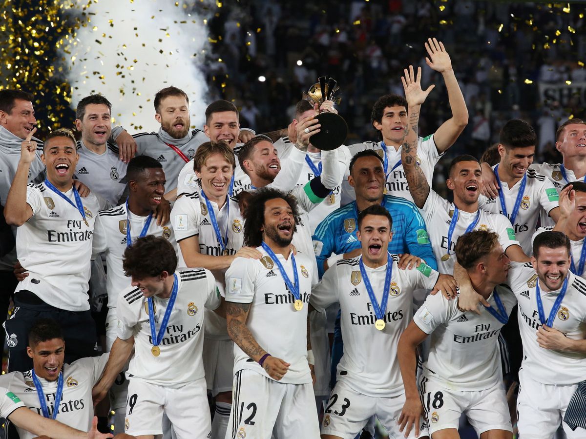 Foto: El Real Madrid celebra el Mundial de 2018. (EFE/Luis Díaz)