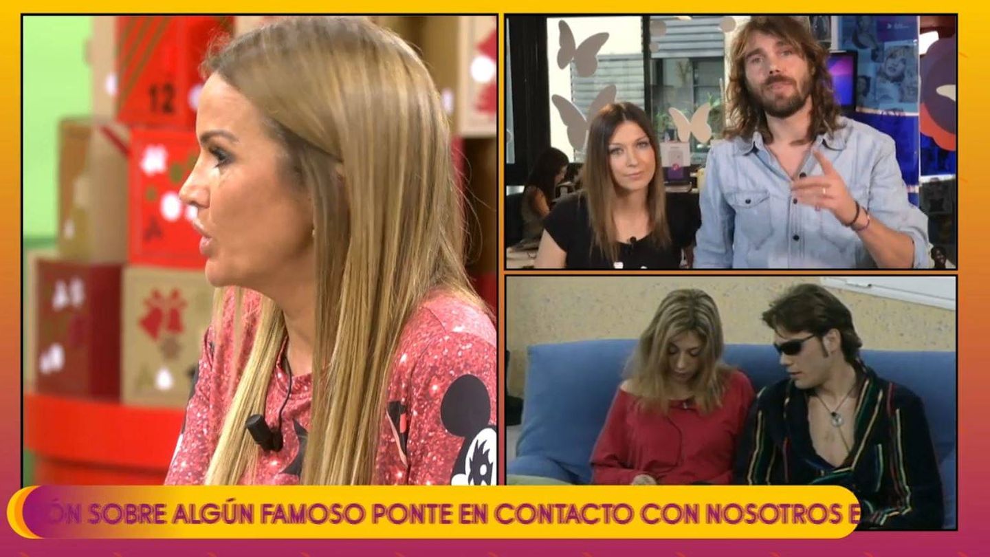 Marta López contando su vivencia con el Yoyas. (Mediaset España)