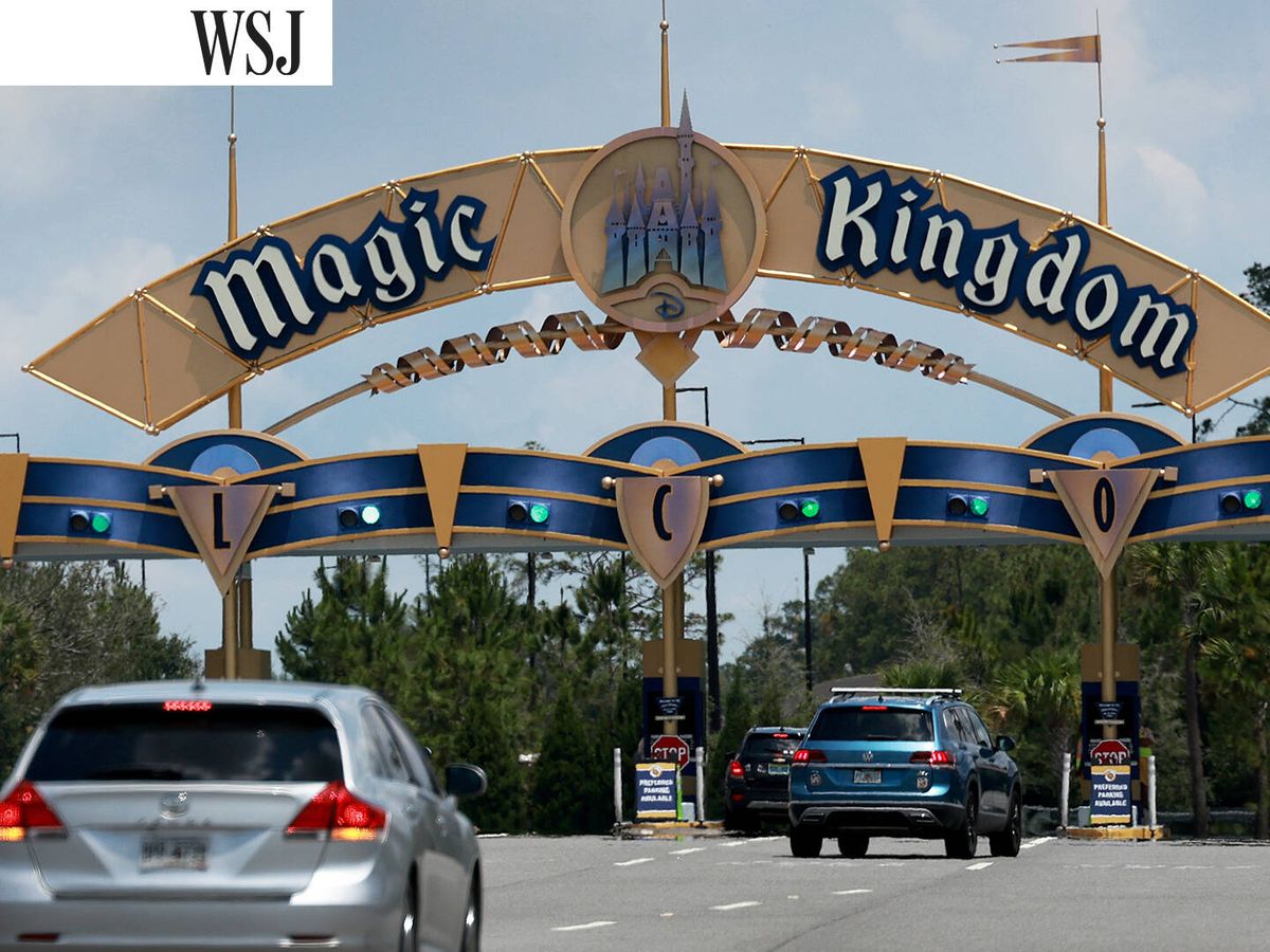 Foto: Entrada al Disney World de Orlando, Florida, en Estados Unidos. (Getty/Joe Raedle)
