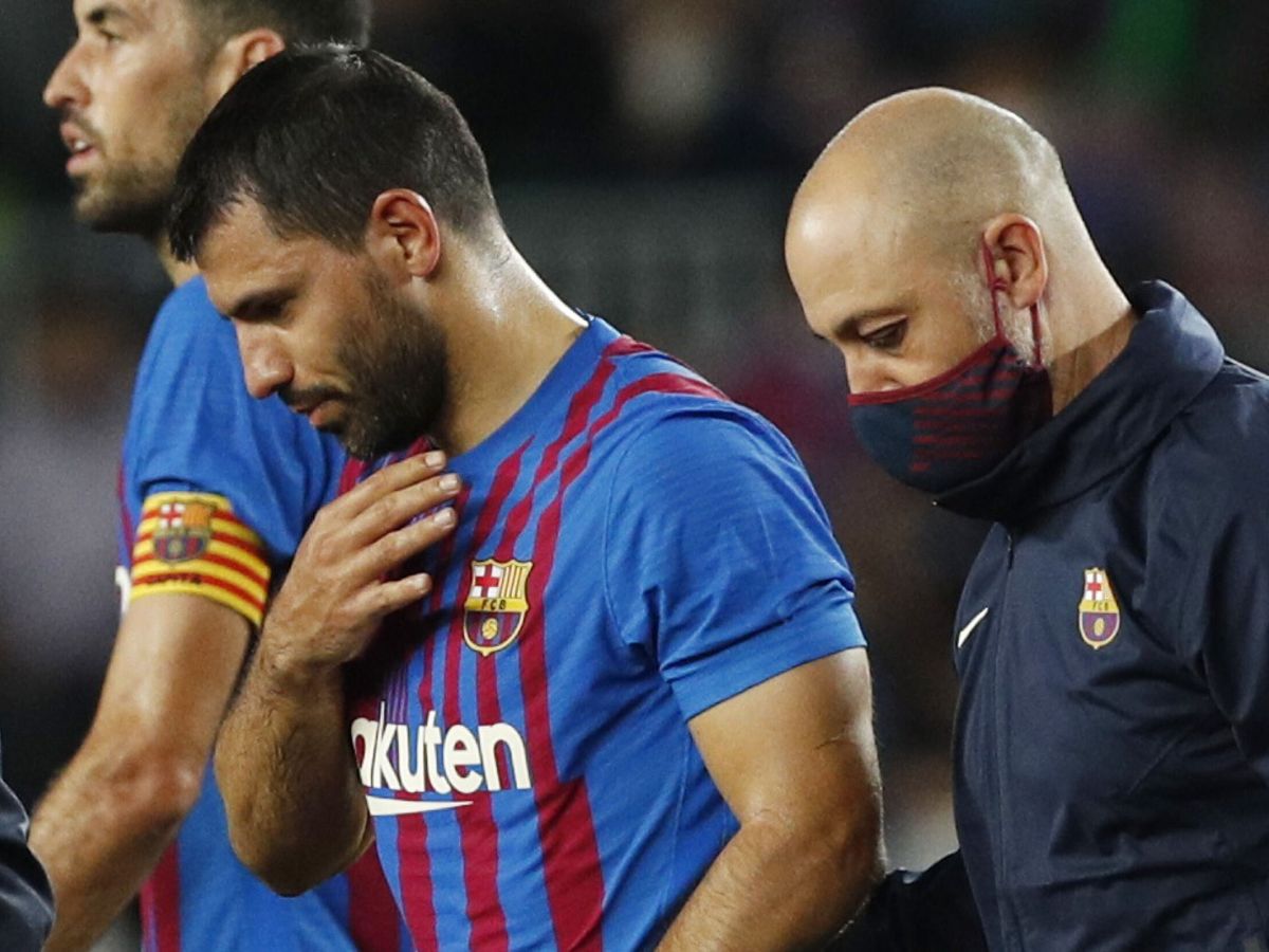 FC Barcelona: El Kun Agüero estará tres meses de baja como mínimo tras  sufrir una arritmia