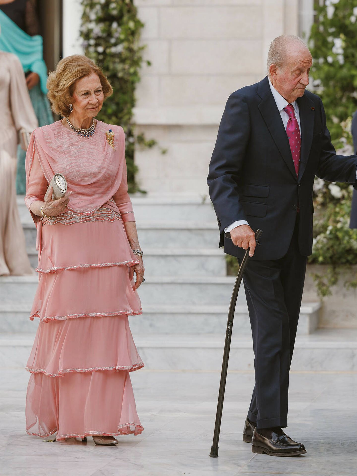 La reina Sofía junto al rey Juan Carlos. (RHC)