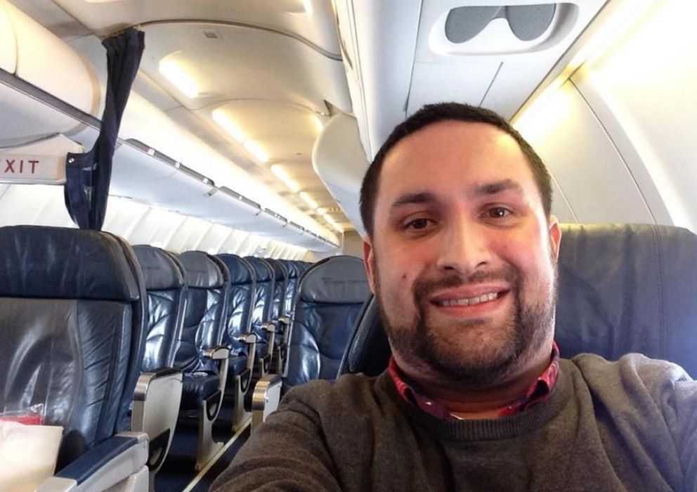 Foto: Chris O'Leary comparte con sus seguidores la imagen del avión vación (Twitter)