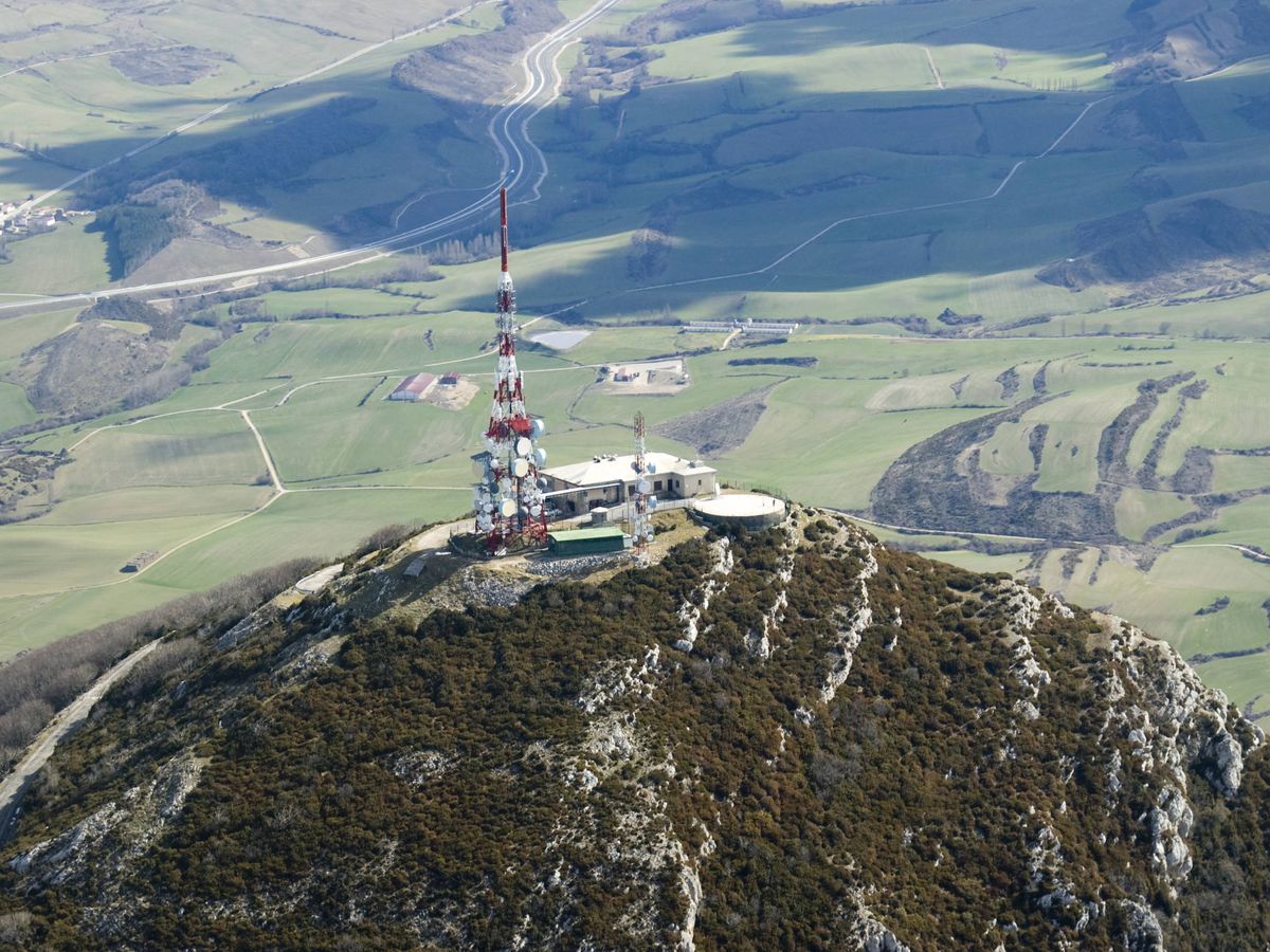 Foto: Vista de una antena.