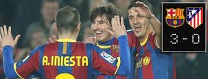 Messi fusila al Atlético y encumbra al Barça