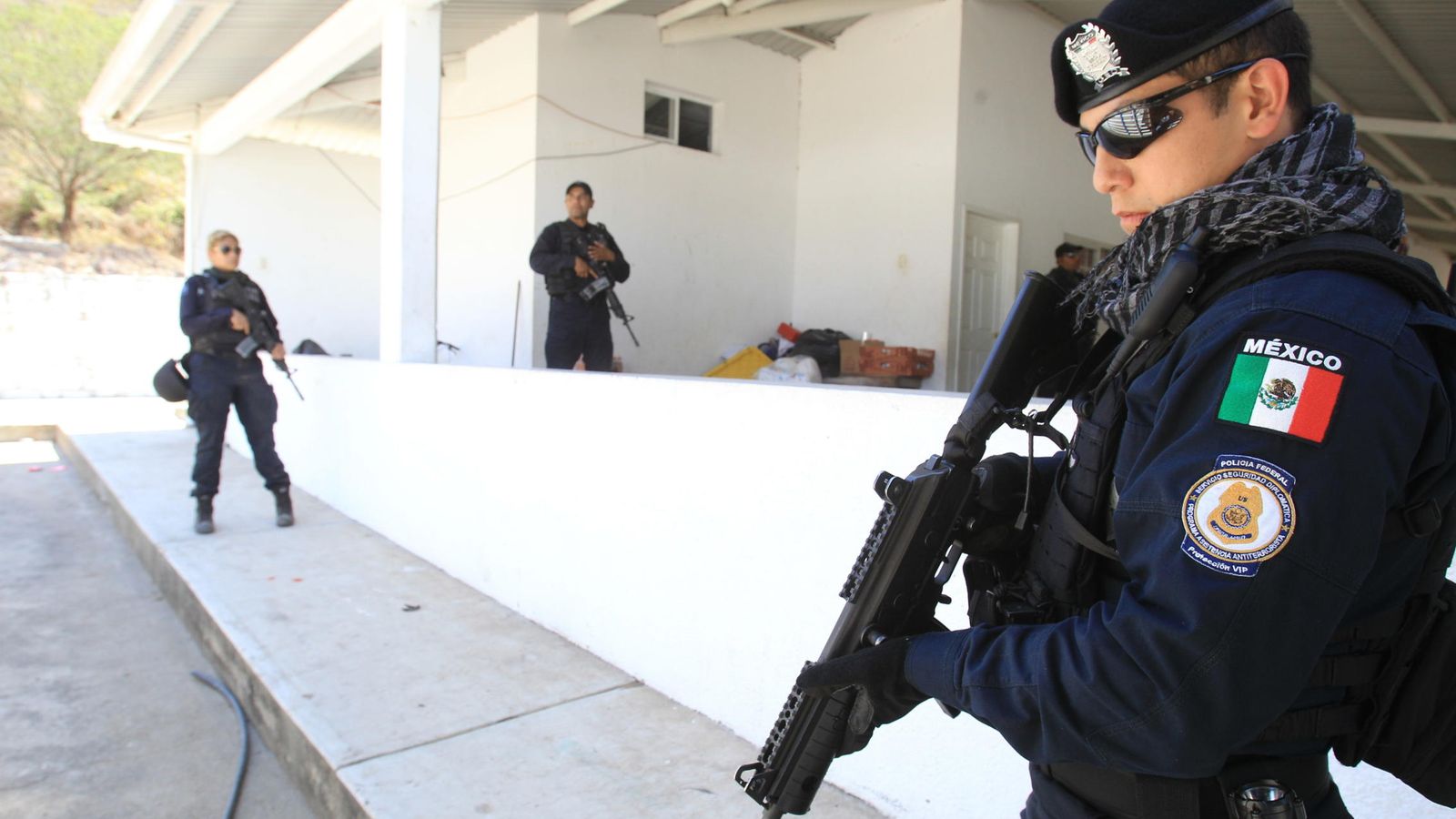 Foto: Policías federales mexicanos (Efe).