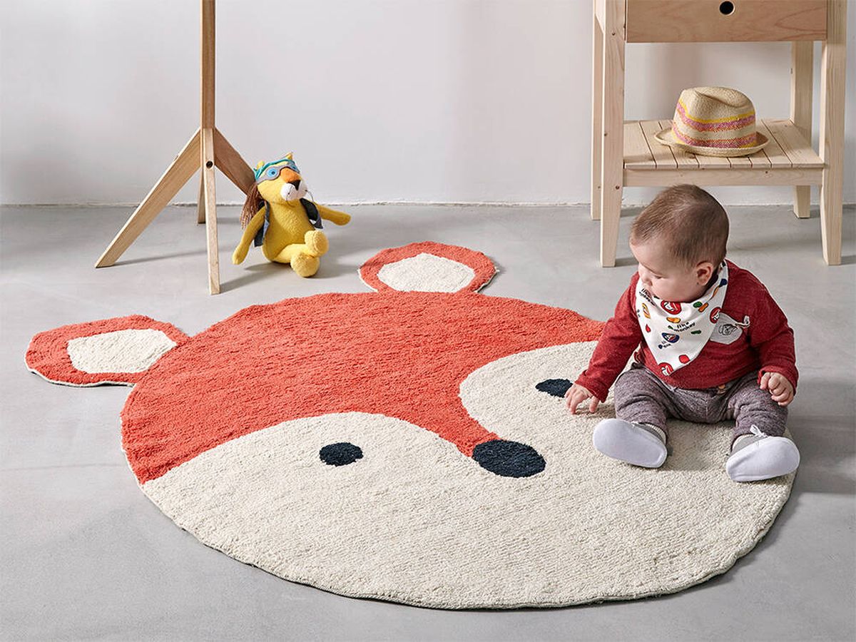 Encantadoras alfombras infantiles para decorar su hogar