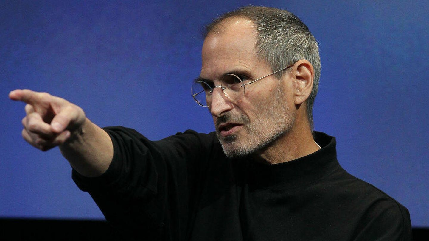 Steve Jobs, en una de las presentaciones de Apple en 2010. (Getty Images)