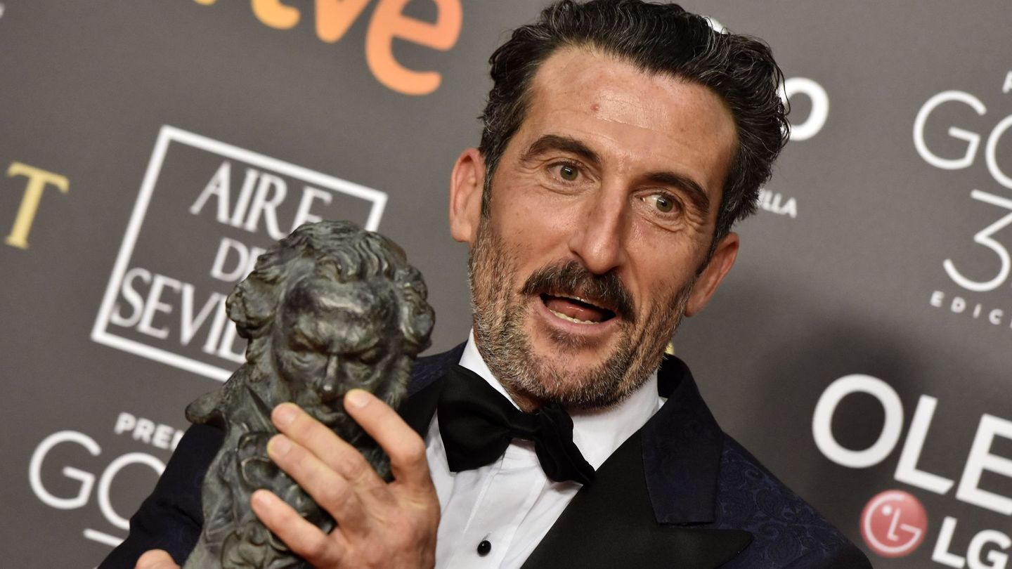 El actor Luis Zahera, durante la gala de entrega de los Premios Goya 2019. (EFE)