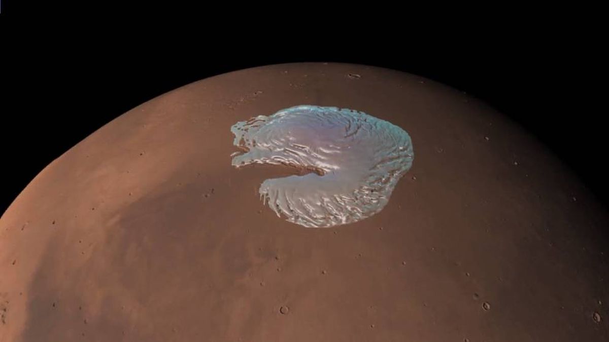 Caltech asegura haber resuelto el enigma del polo de Marte: un milenario depósito de CO2