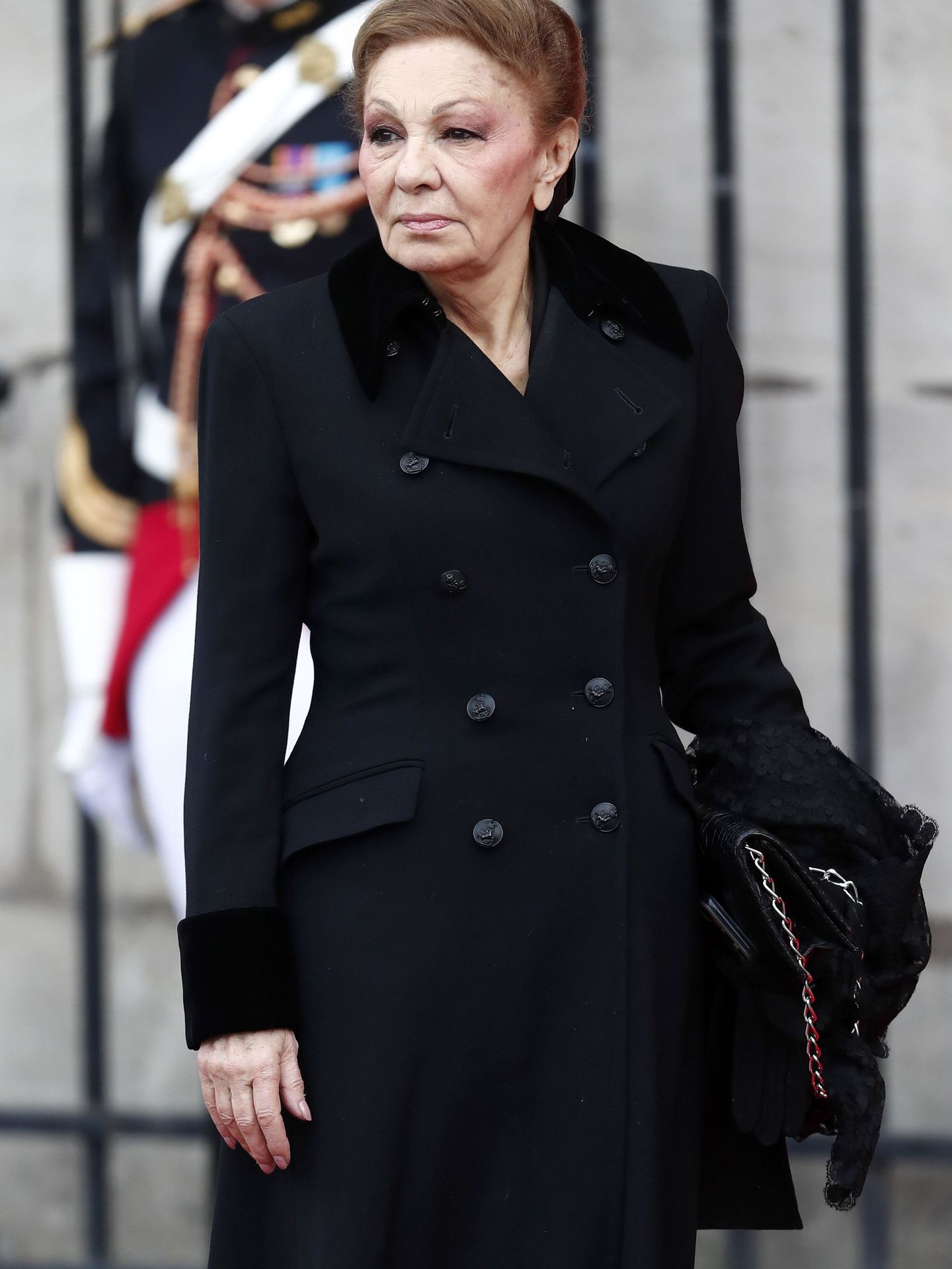 La emperatriz, en el funeral por Jacques Chirac. (Reuters)