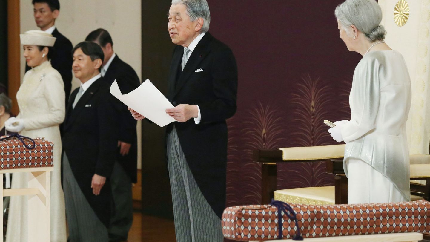 Abdicación de Akihito. (EFE)