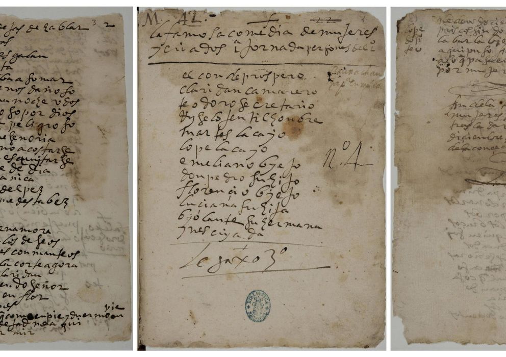 Foto: Copia del manuscrito en la BNE (Efe)