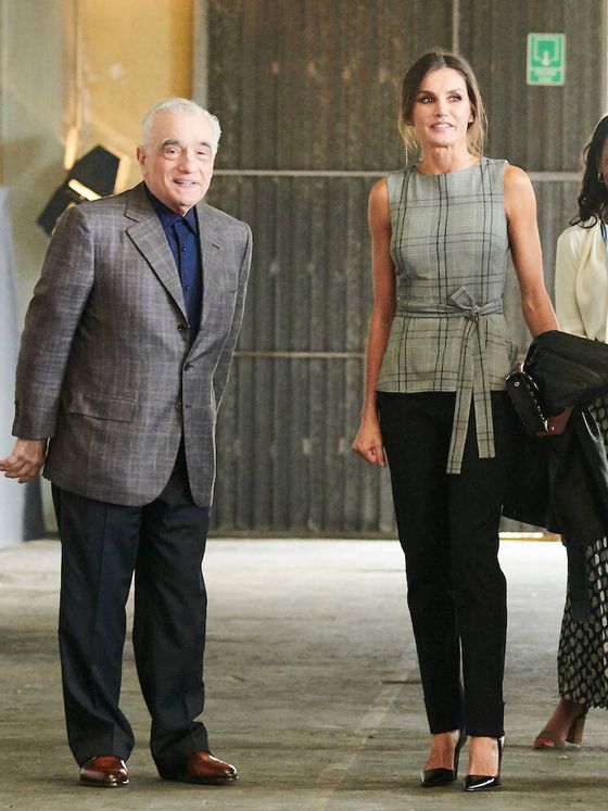 La reina Letizia y Martin Scorsese en 2018. (Limited Pictures)